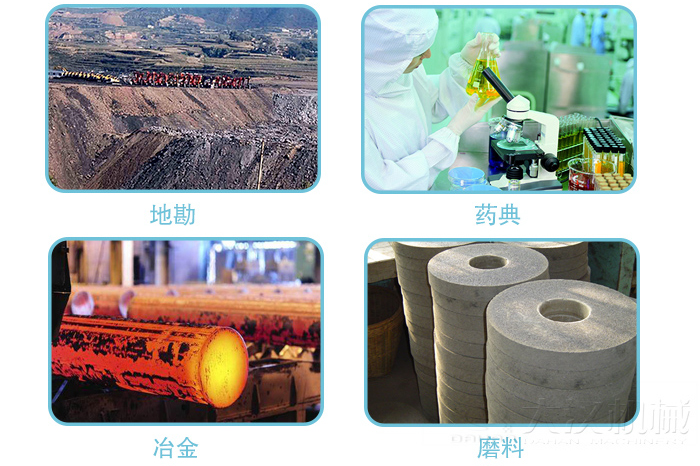 適用行業(yè):地堪，冶金，藥典,磨料